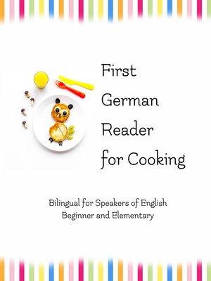 cover image of First German Reader for Cooking